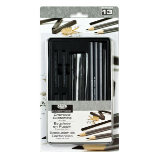 Set de cărbuni pentru schițare Royal & Langnickel Art Set - set mic de 13 buc