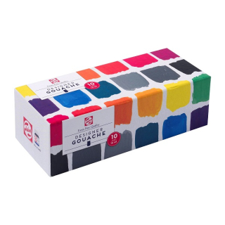 Talens Gouache Extra Fine set - 10 x 16 ml