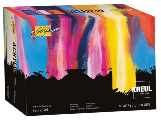 KREUL set de vopsele acrilice SOLO GOYA 48 x 20 ml